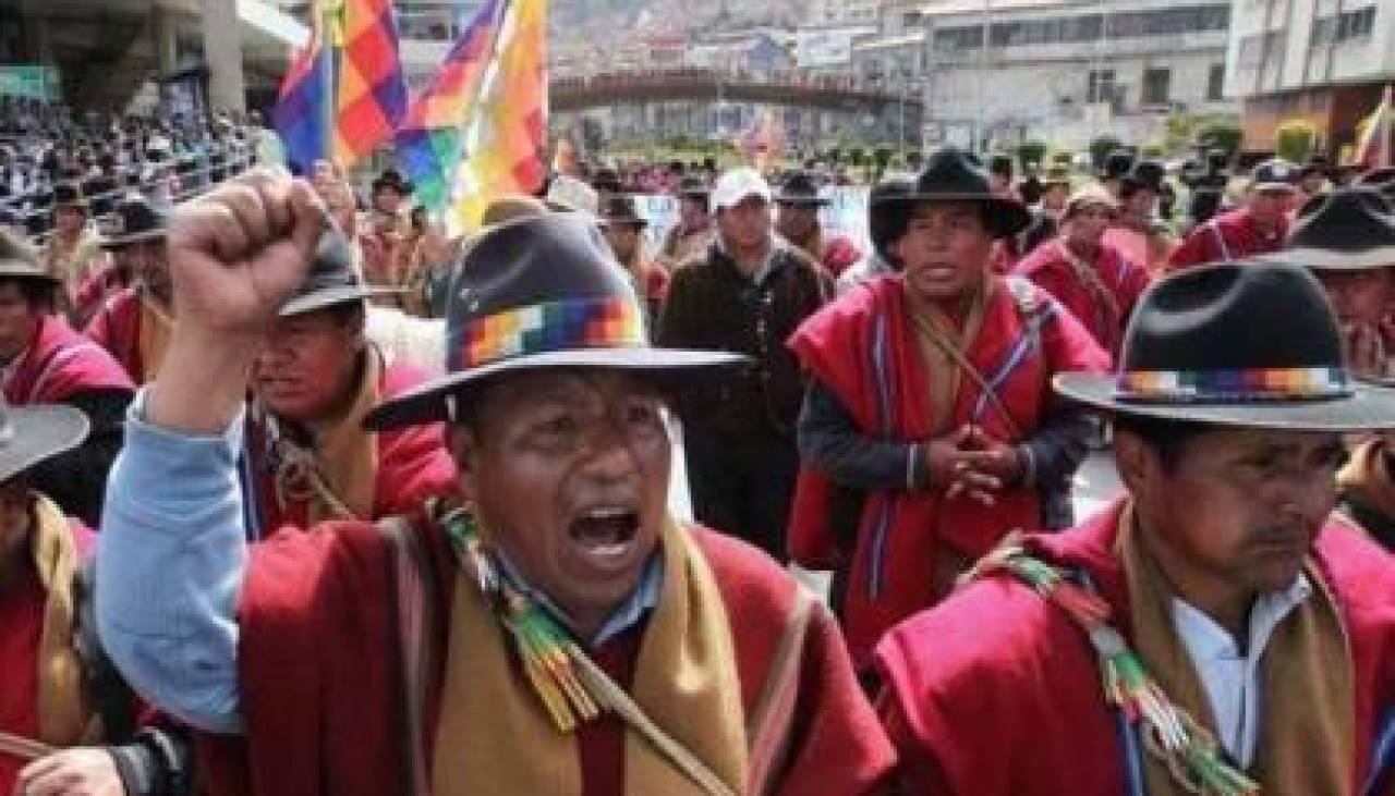 Estos son los 9 puntos de bloqueo que instalarán los Ponchos Rojos este lunes