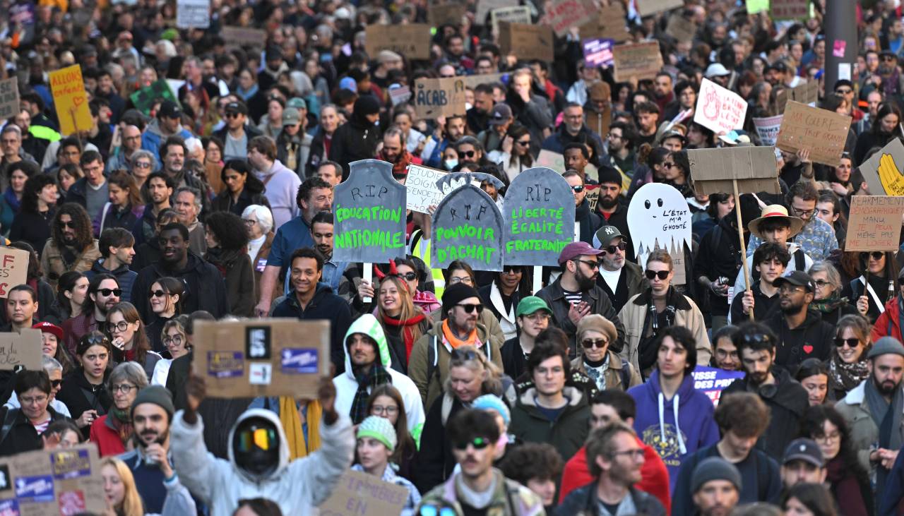 Comienza en París la principal manifestación de una jornada en la que se temen disturbios
