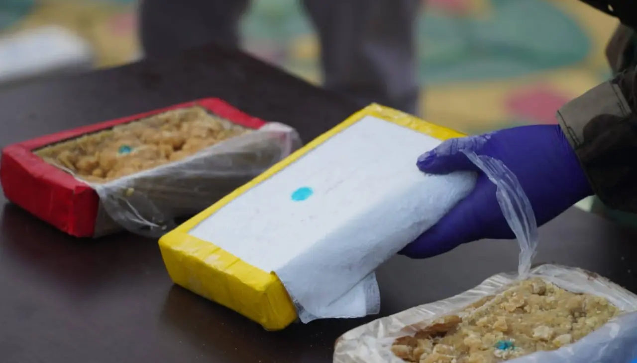 Incautan 337 paquetes de droga hallados en un camión que salió del trópico de Cochabamba rumbo a Brasil