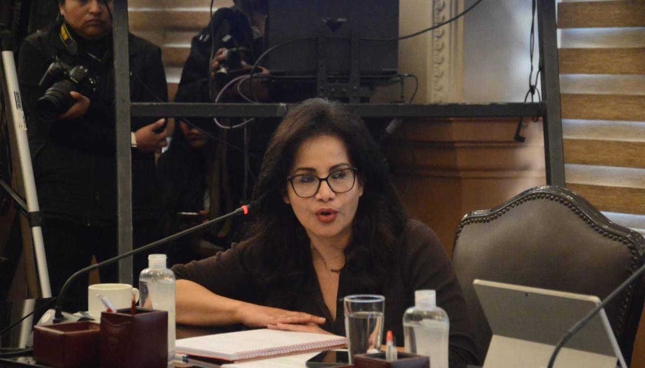Ángela Calabi fue elegida alcaldesa interina de La Paz por el viaje de Dockweiler a Colombia