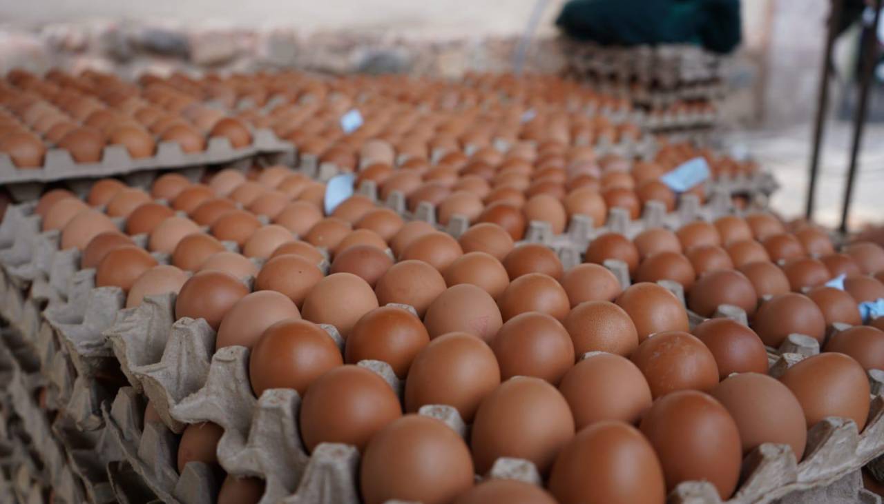 Un maple de 30 huevos se ofrece hasta en Bs 63 en La Paz por los bloqueos, dicen comerciantes