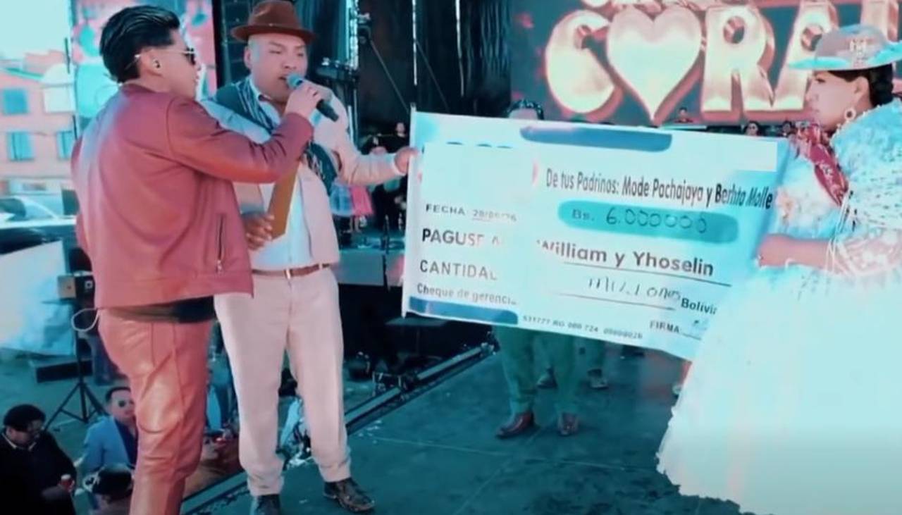 Un millonario regalo de bodas sorprende a una pareja de recién casados en El Alto
