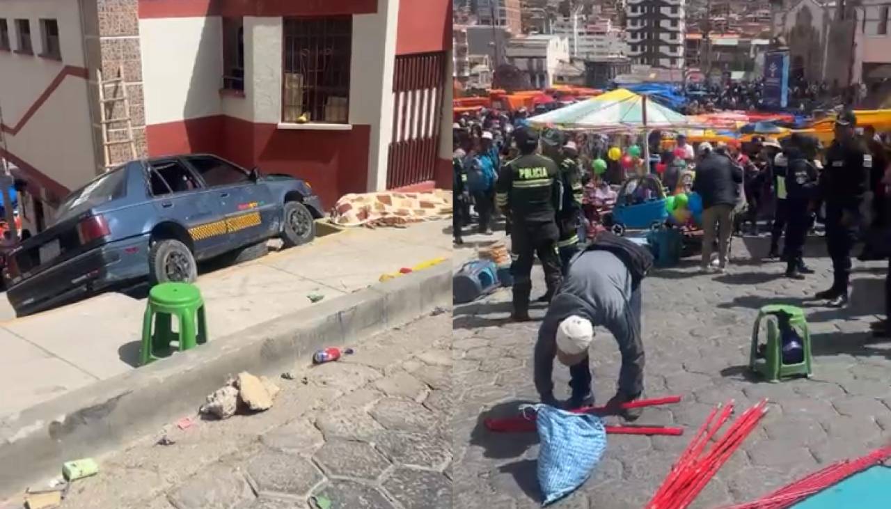 Reportan un fallecido y cinco heridos en accidente de tránsito cerca del convite en Oruro