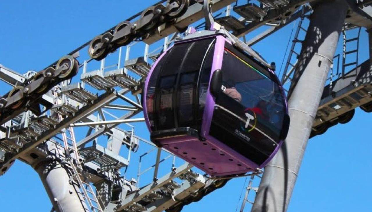 La Línea Morada del teleférico suspende operaciones durante tres días para un mantenimiento 