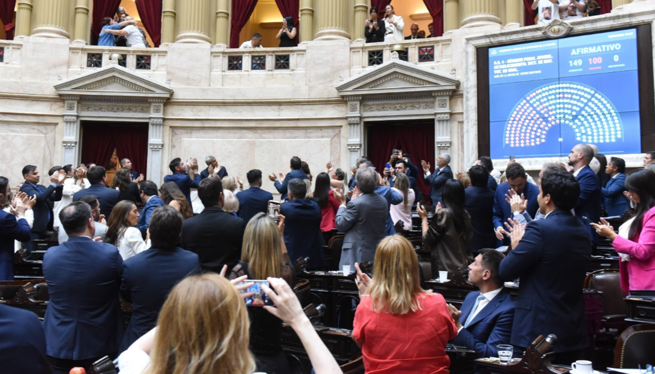 Cámara de Diputados de Argentina aprueba la rebaja de edad de imputabilidad penal a 14 años