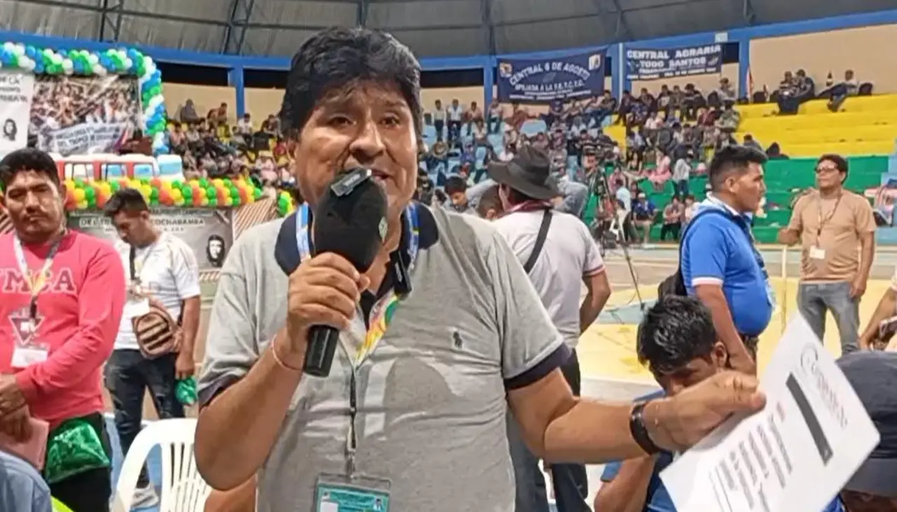 Evo Morales amenaza con resistencia y rebelión “si quieren acabar con el Estado Plurinacional”