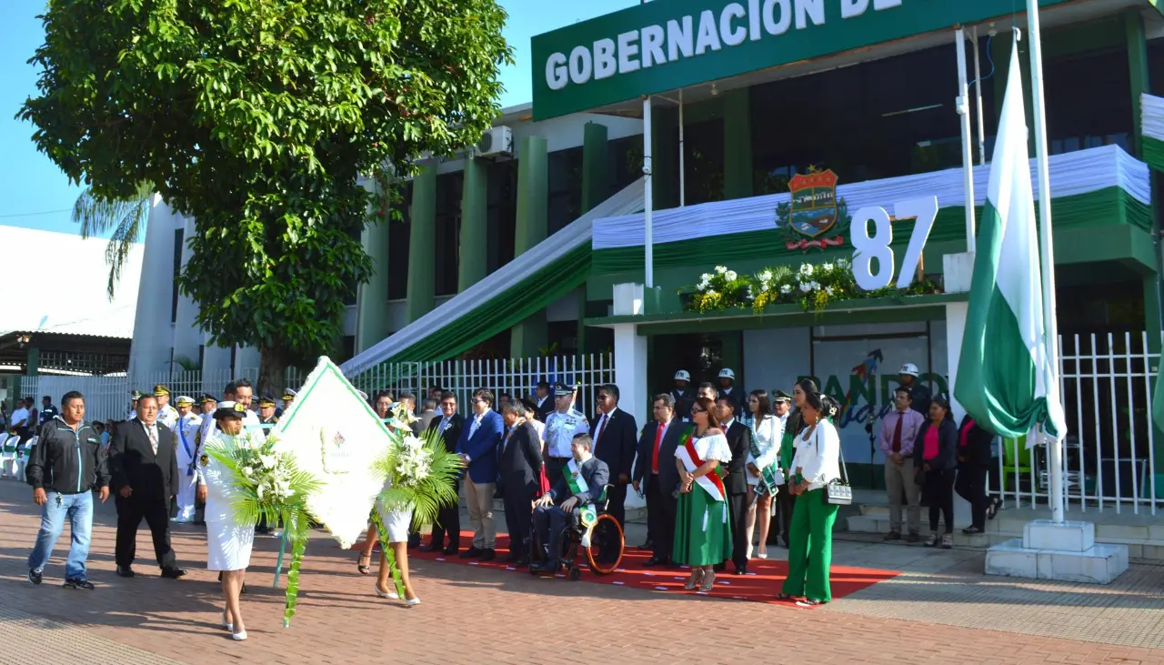 Pando celebra 87 años de creación con Choquehuanca en los actos centrales y la vigencia de la ley de uso de suelos