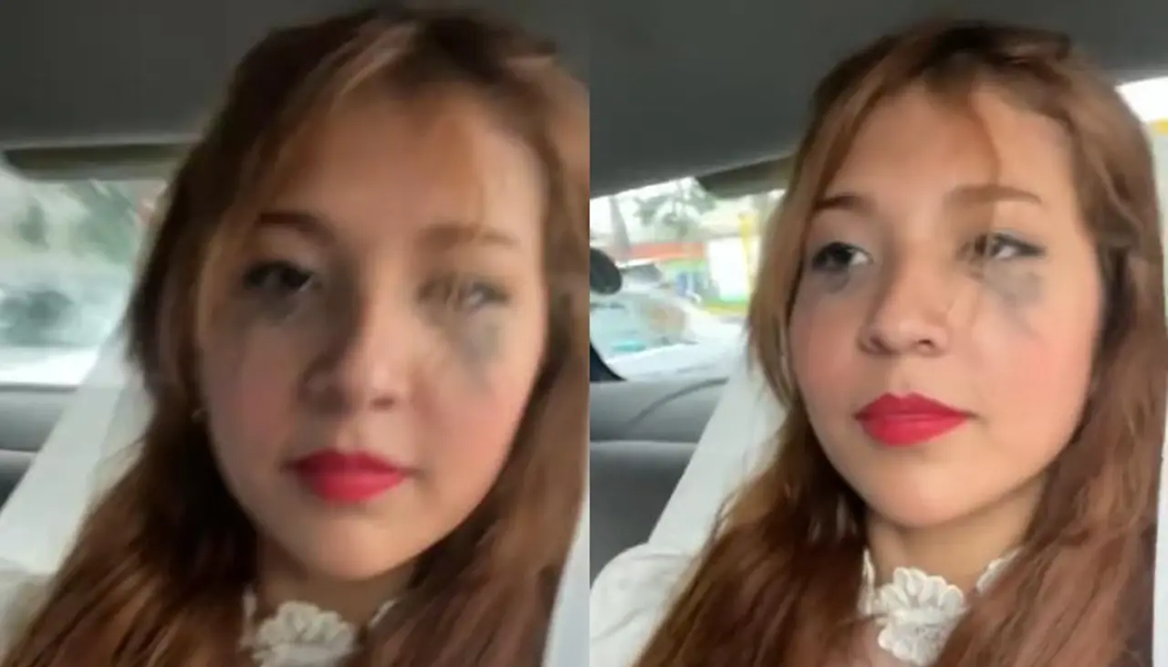 Mujer se viraliza por grabarse supuestamente llorando en un taxi tras ser plantada en el altar