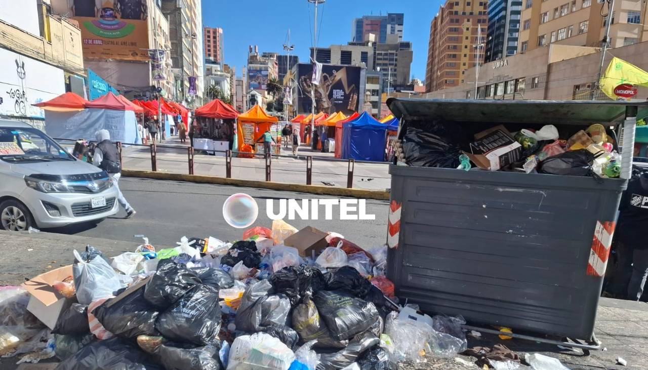 Bloqueos: Basura se acumula en La Paz por falta de combustible para carros recolectores, señala la Alcaldía 