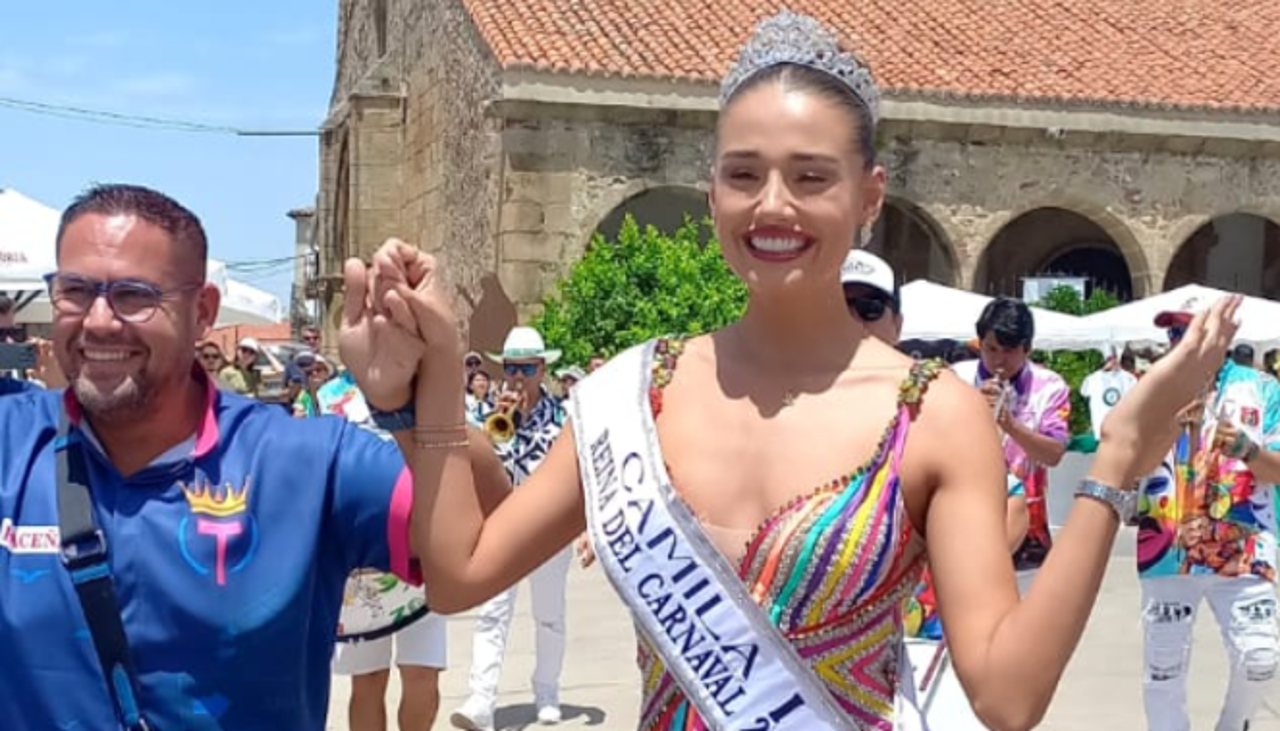 Tradición y desarrollo: Camila I representó al Carnaval cruceño en la Feria Ecocruz de España