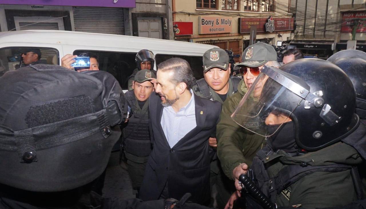 Dictan cuarto intermedio en la audiencia en la que Camacho busca su libertad