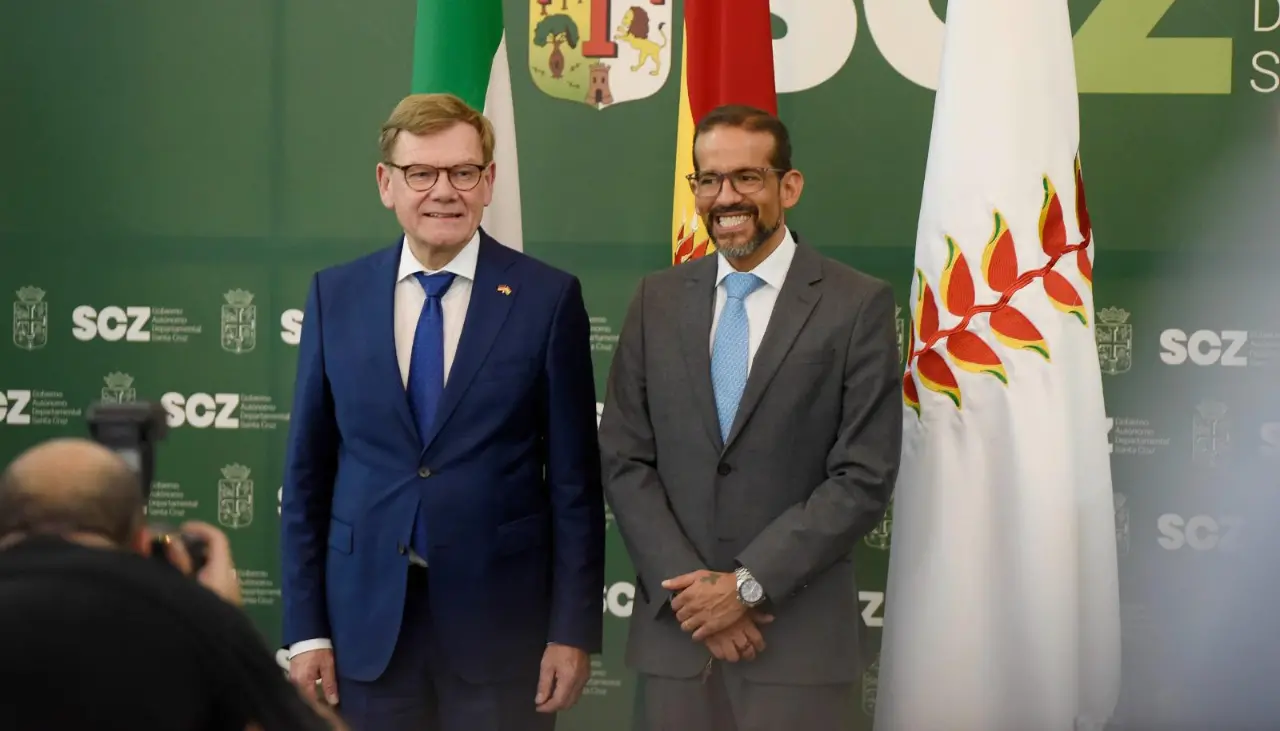 Ministro alemán y Camacho hablaron de asesoramiento para impulsar la reforma judicial y una propuesta de federalismo