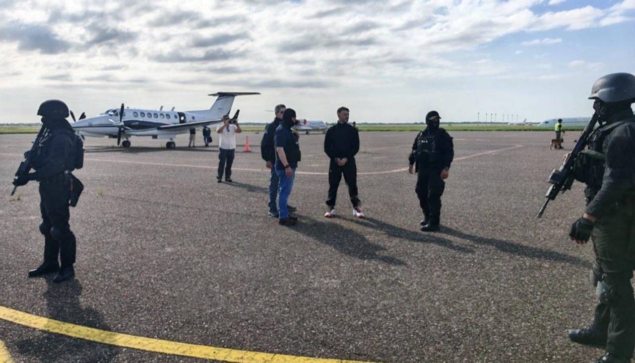 Estas son las dos primeras fotografías del narcotraficante Sebastián Marset ante las autoridades