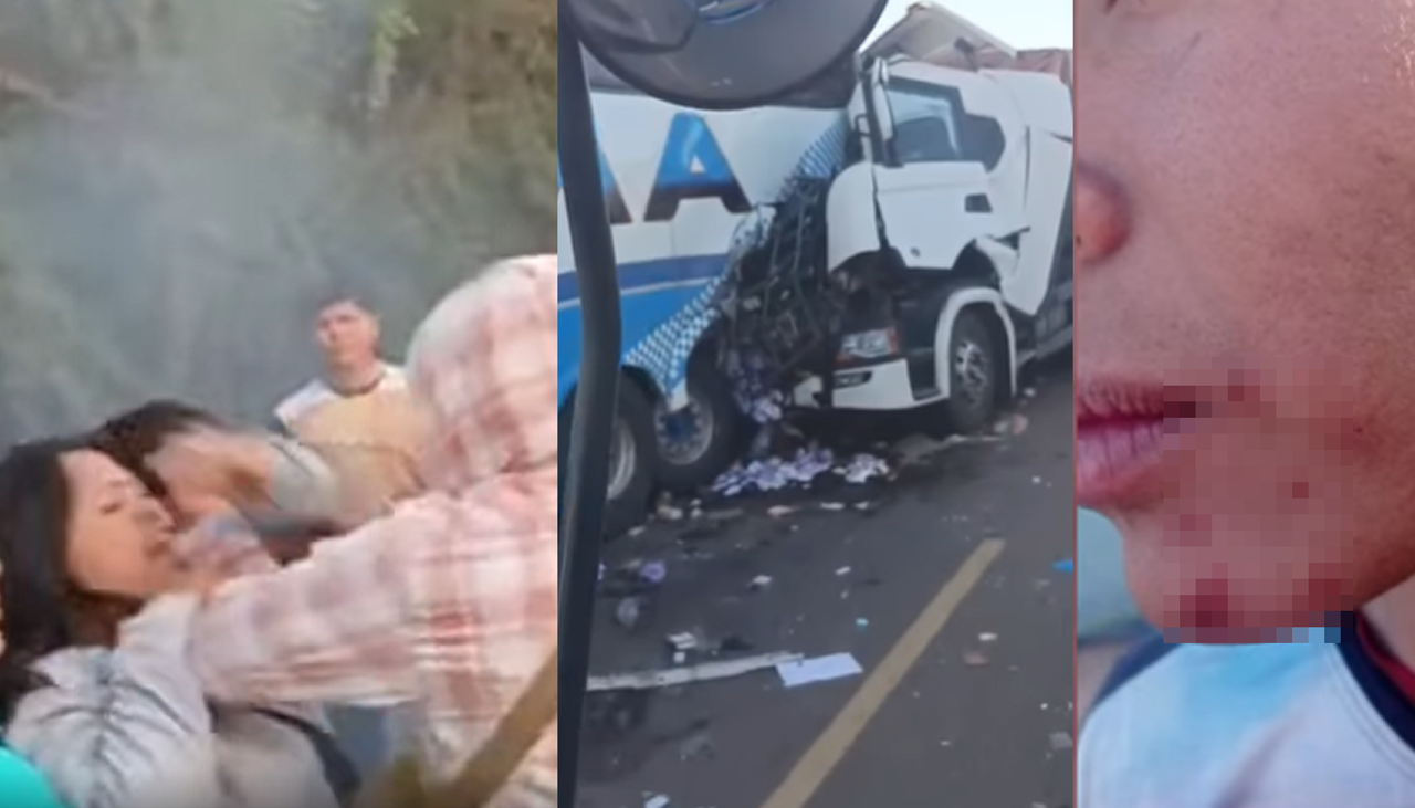 Peleas y accidente en el punto de bloqueo que universitarios instalaron en Boyuibe, en la ruta Santa Cruz - Yacuiba