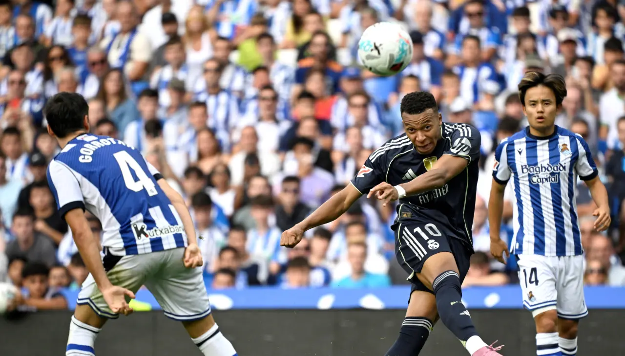 Mbappé refuerza el liderato del Real Madrid, Atlético logra primera victoria