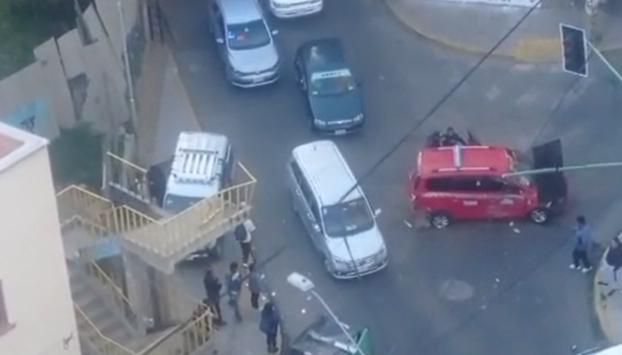 “Mi costilla me ha lastimado”: Choque múltiple en la salida del Túnel Americano deja al menos un herido