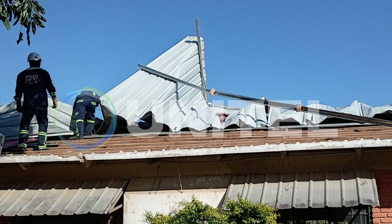 Fuertes vientos se llevan techos y tumban árboles en Santa Cruz: Alcaldía y bomberos atendieron emergencias