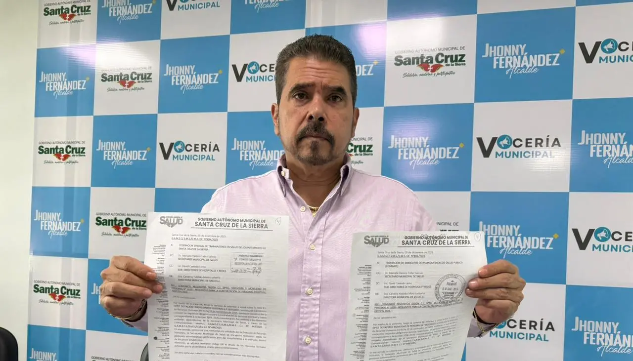 Alcaldía cruceña cuestiona paro de salud: “No tiene justificativo no trabajar casi un tercio del mes y seguir cobrando jugosos sueldos”