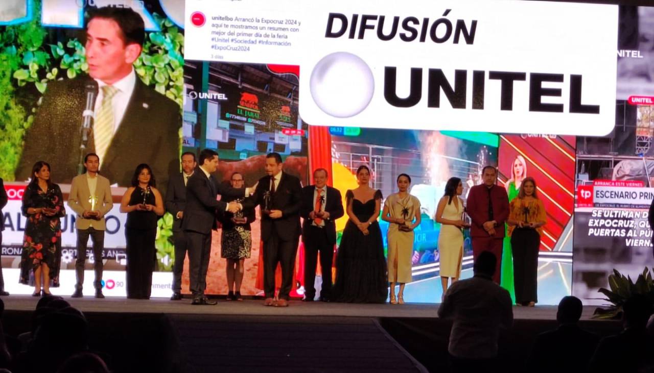 Expocruz 2024: UNITEL recibe la Palmera Dorada en la categoría ‘Difusión’