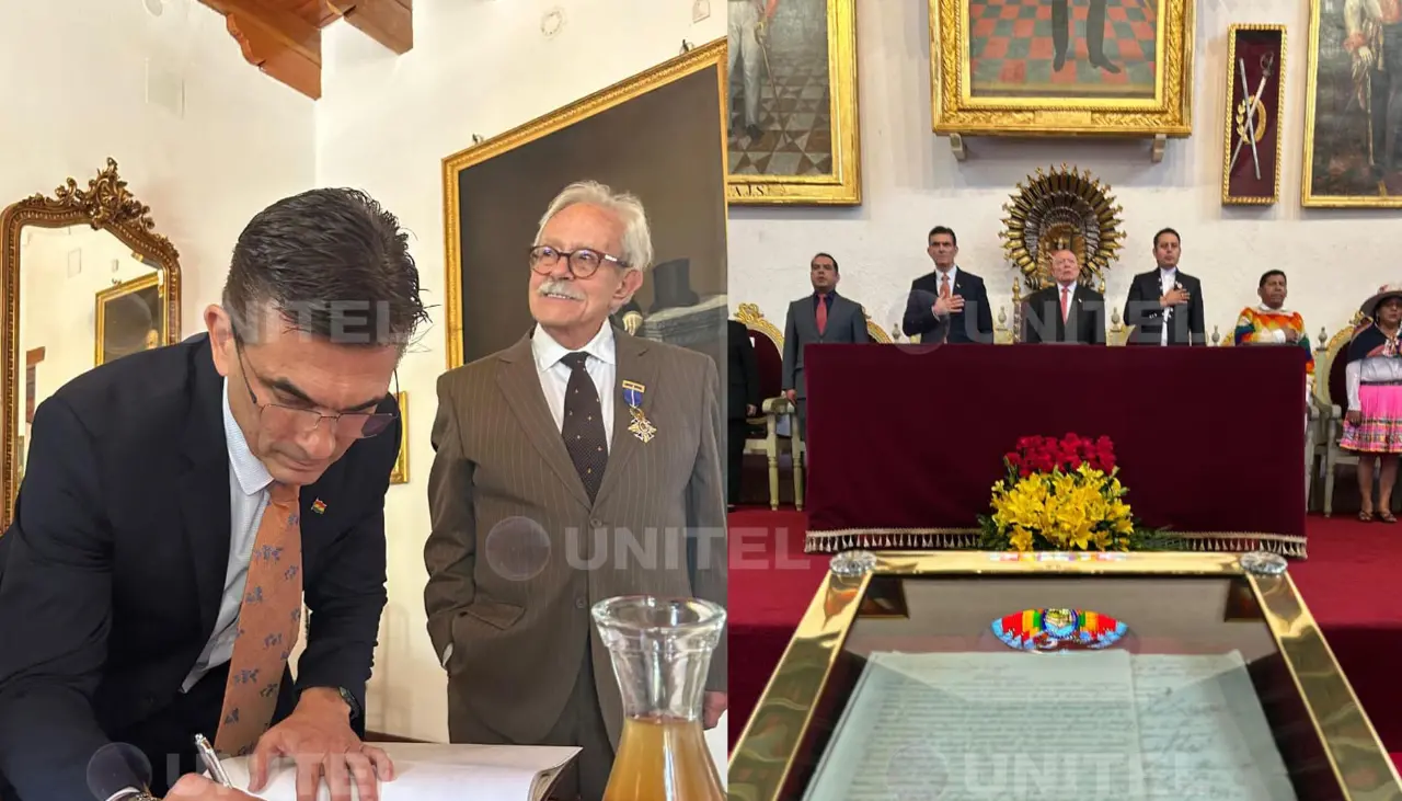 Este es el mensaje escrito que dejó Rodrigo en la Casa de la Libertad