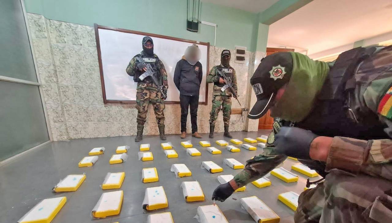 Representante de Naciones Unidas estima que en Bolivia se produce entre 400 a 600 toneladas de cocaína al año