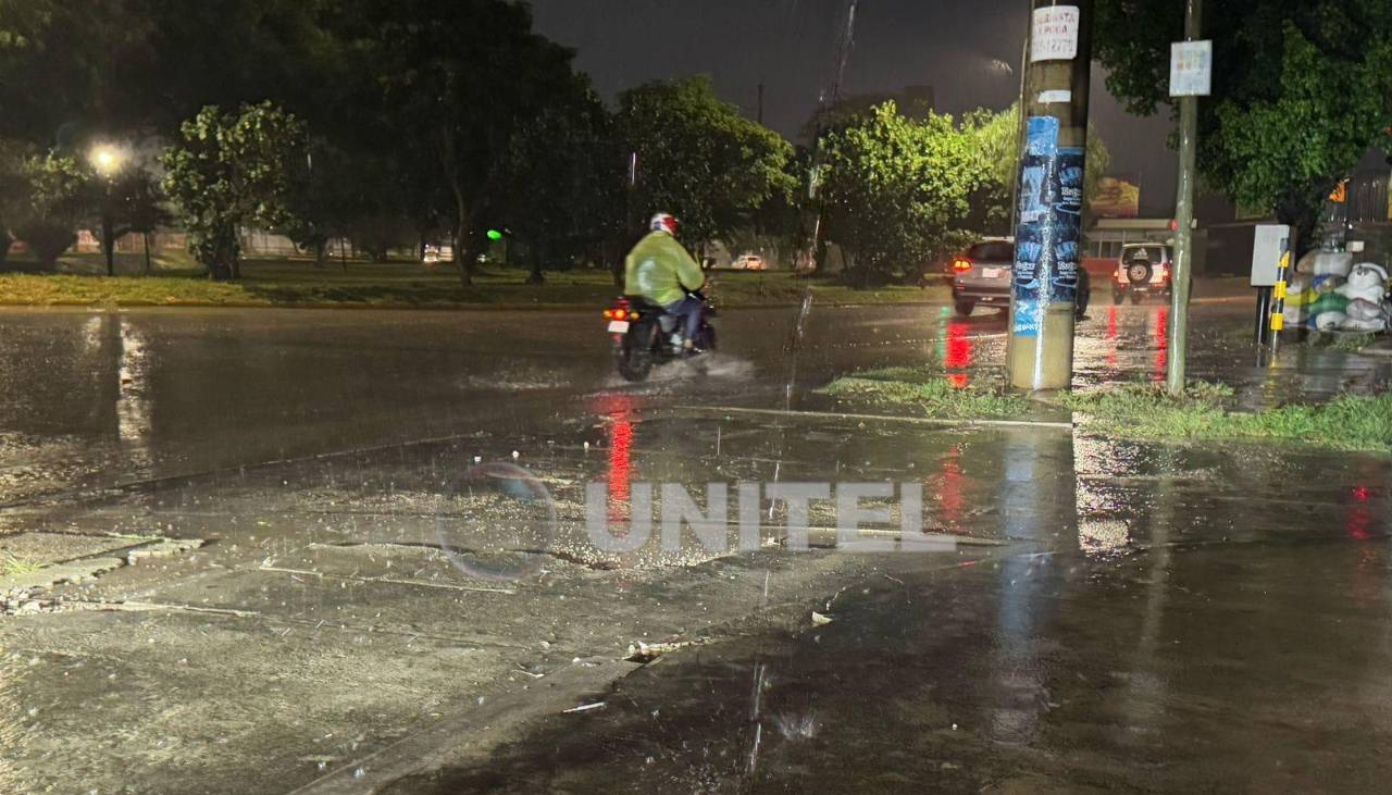 La semana arranca con intensas lluvias y tormentas eléctricas en Santa Cruz de la Sierra y otros municipios cruceños