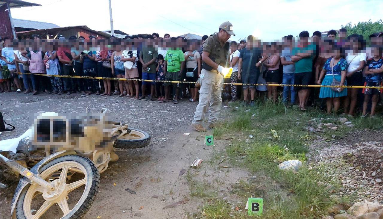 Hombre acribillado en el trópico tenía que entregar droga a dos sujetos, según su pareja