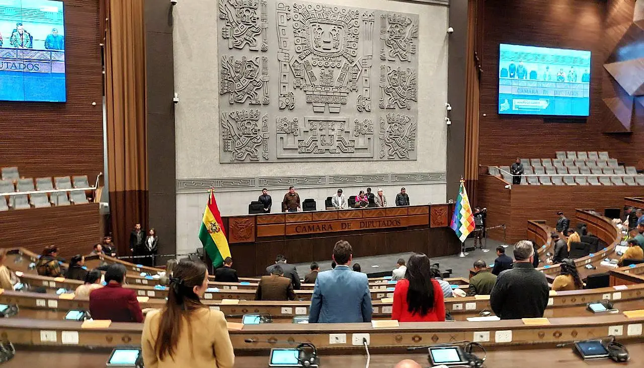 La sesión de Diputados por créditos se marca con discusiones por los bloqueos evistas