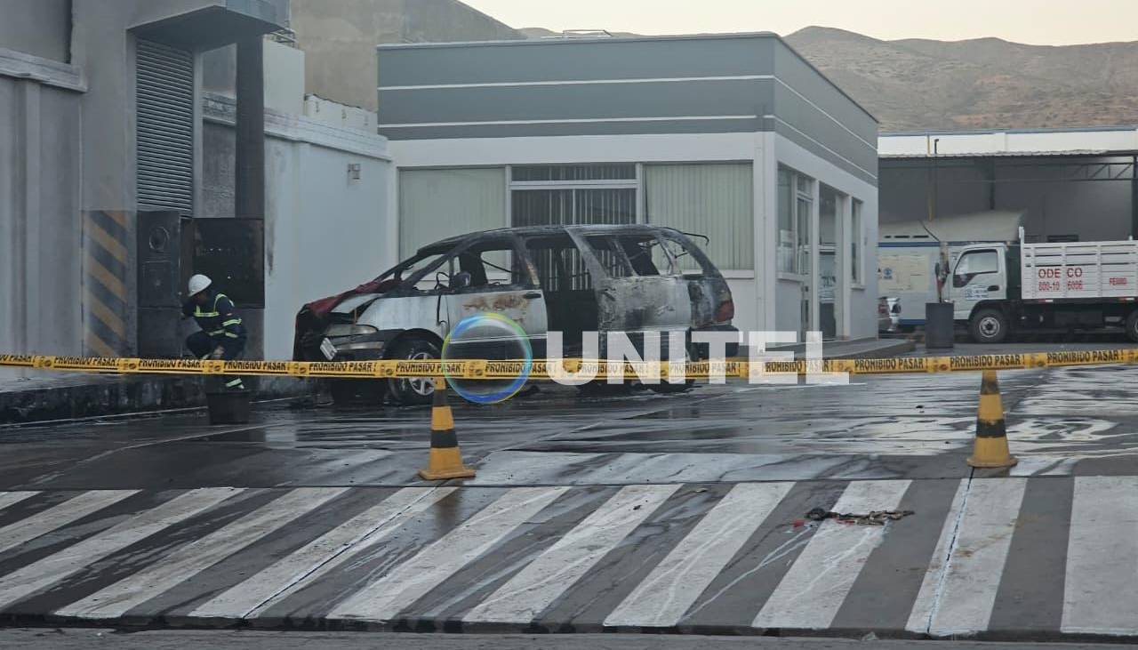 Explosión e incendio en surtidor: No se descarta que haya habido una carga irregular de combustible