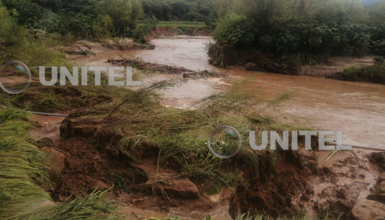 Desborde del río en Quirusilla: se dañaron hasta 70.000 hectáreas y las vías camineras, lamenta alcalde