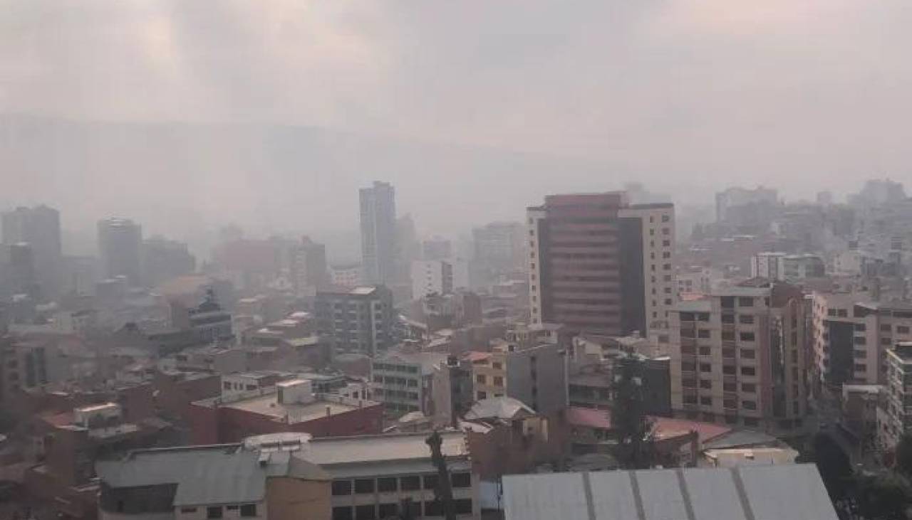 El jueves fue el día más contaminado en 10 años en la ciudad de La Paz