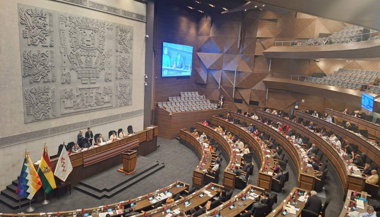 Este es el cruce verbal entre Lara y el diputado Bráñez en plena sesión de la ALP