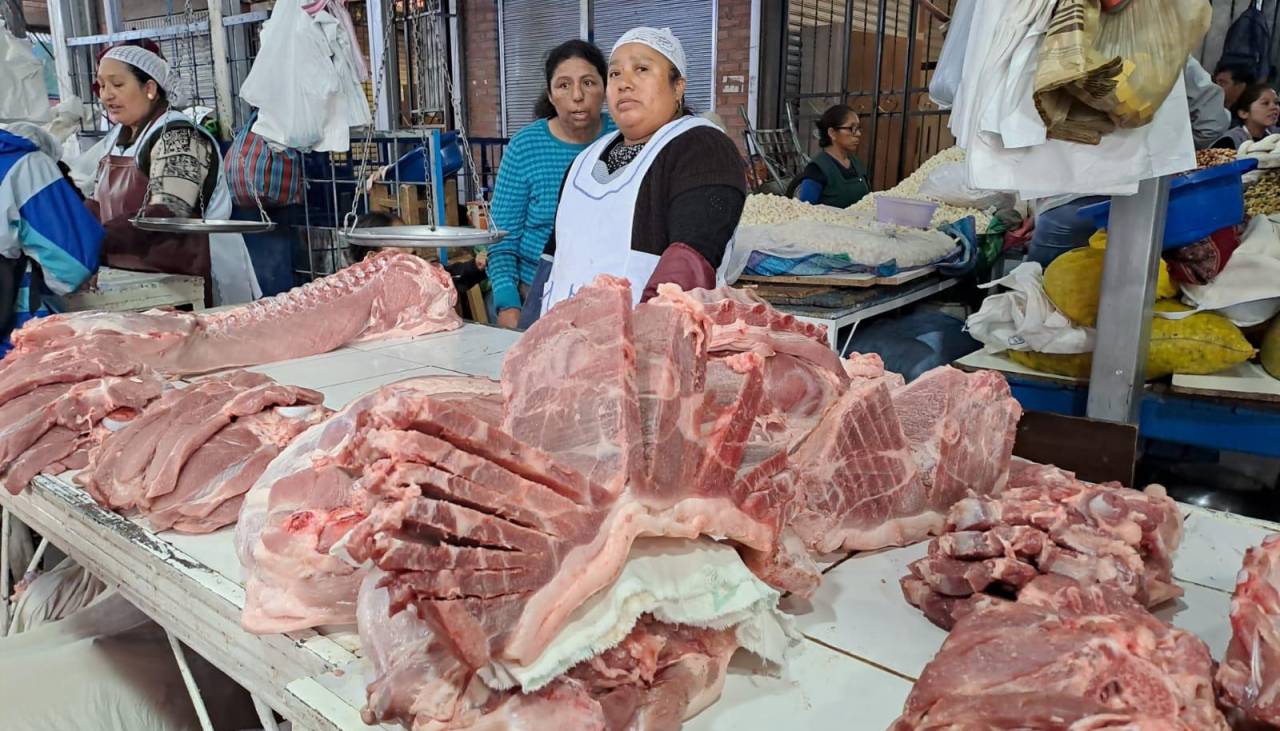 La carne de cerdo sufre un leve incremento en su precio en mercados de Cochabamba y Santa Cruz