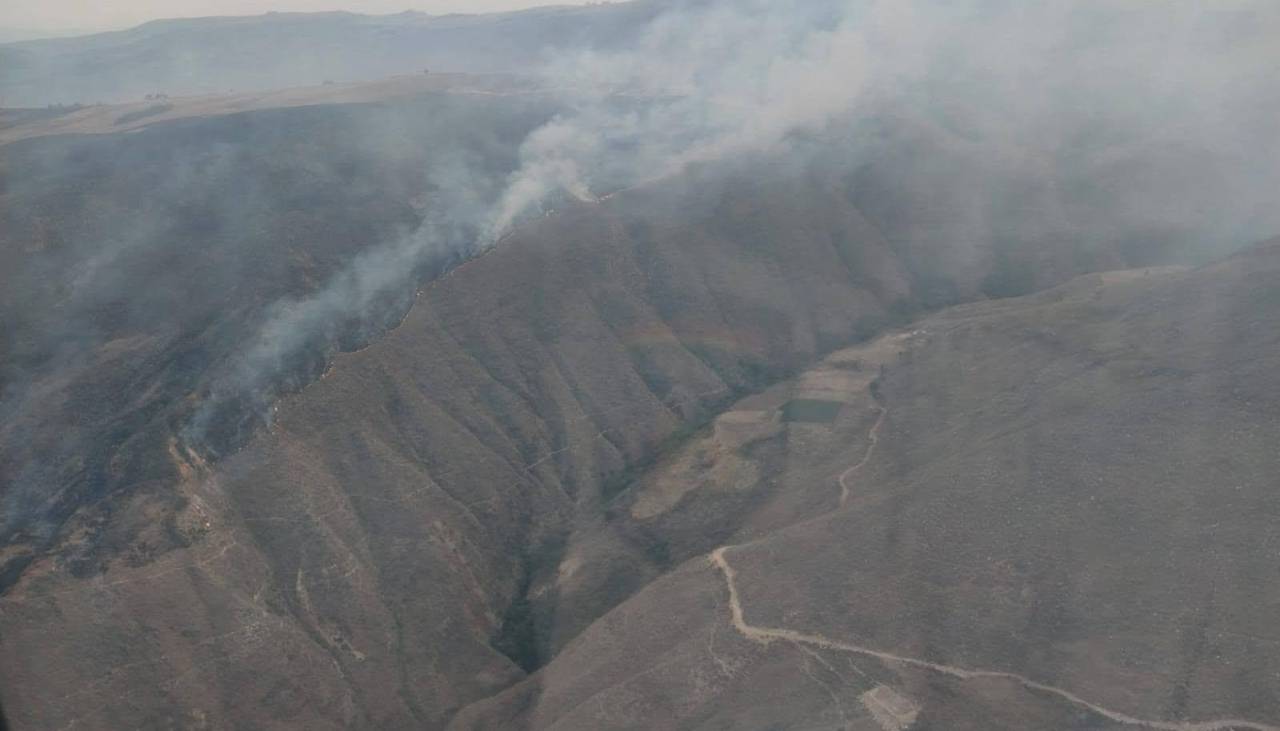 Cochabamba: Defensa Civil señala que coordinará plan de emergencia con Mizque y la Gobernación por incendios forestales