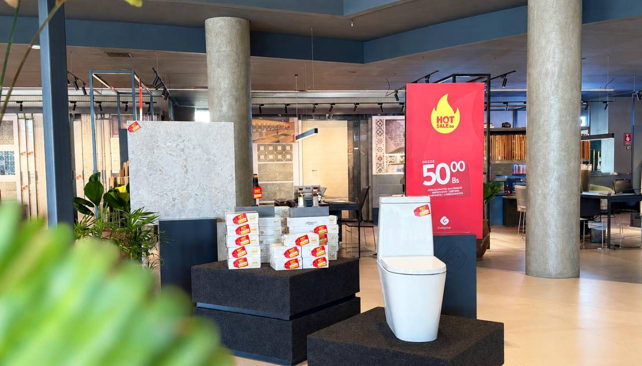 Pisos desde Bs 50, griferías desde Bs 50 y sanitarios desde Bs 500: aprovechá el Hot Sale en Gladymar
