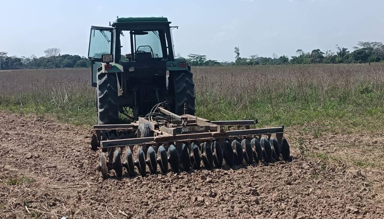 En plena preparación de tierra, maquinarias quedaron paradas por falta de diésel, señalan productores cruceños 