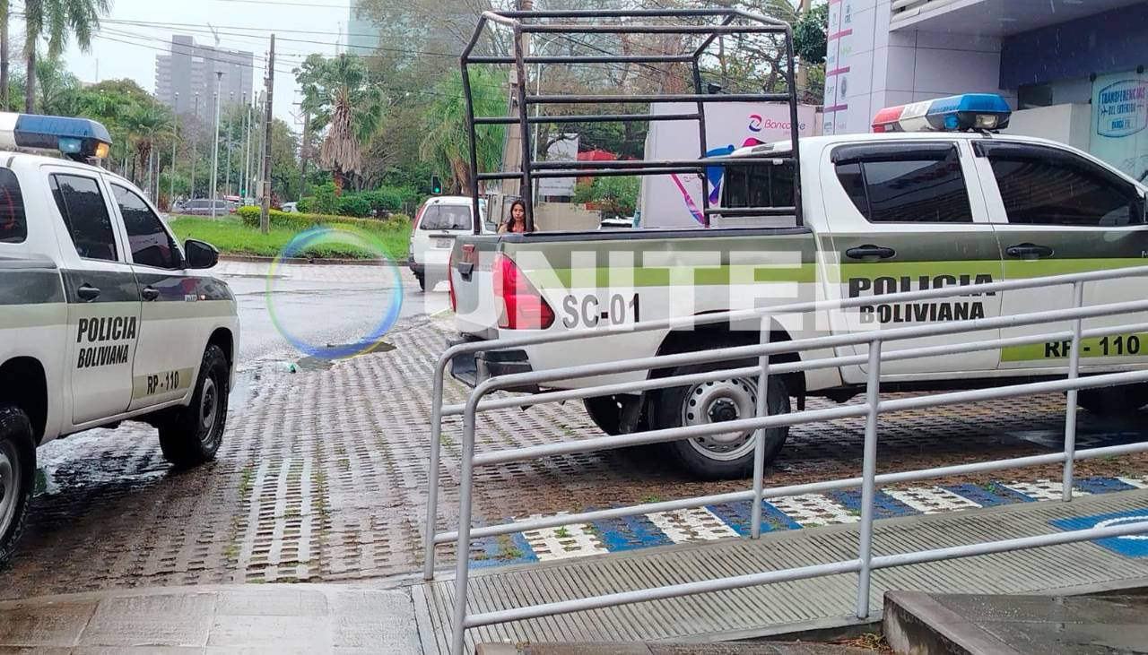 Reportan atraco a una entidad financiera de la zona de Equipetrol