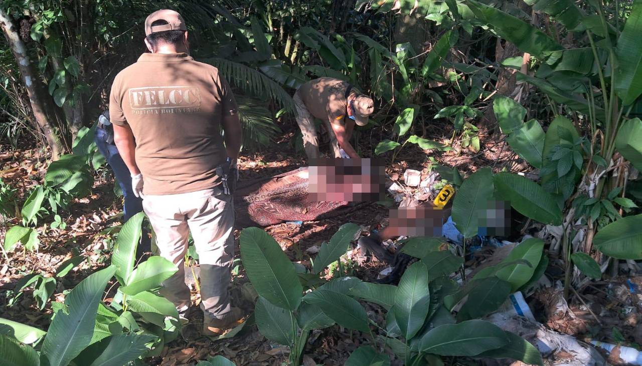 “Para todo secuestrador y roba auto, va a acabar así”: el mensaje hallado junto al cuerpo de los decapitados en Yapacaní