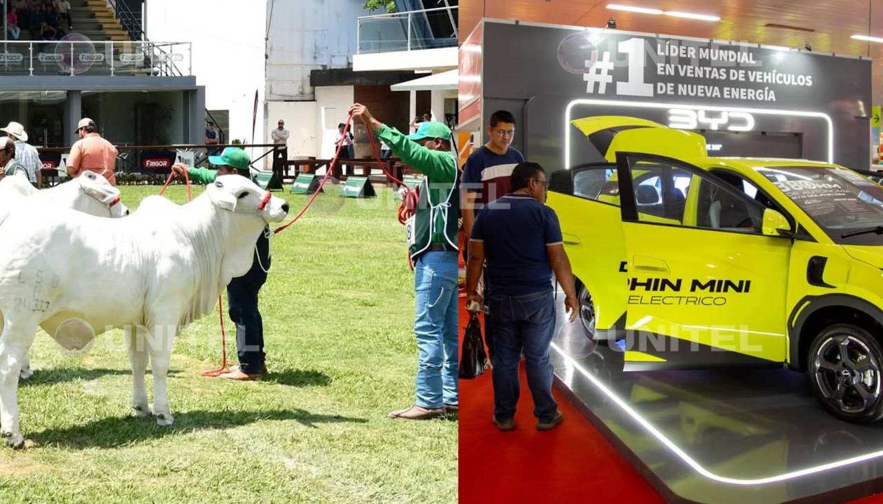 Sectores automotriz y pecuario dinamizan los negocios en el arranque de Expocruz 2025