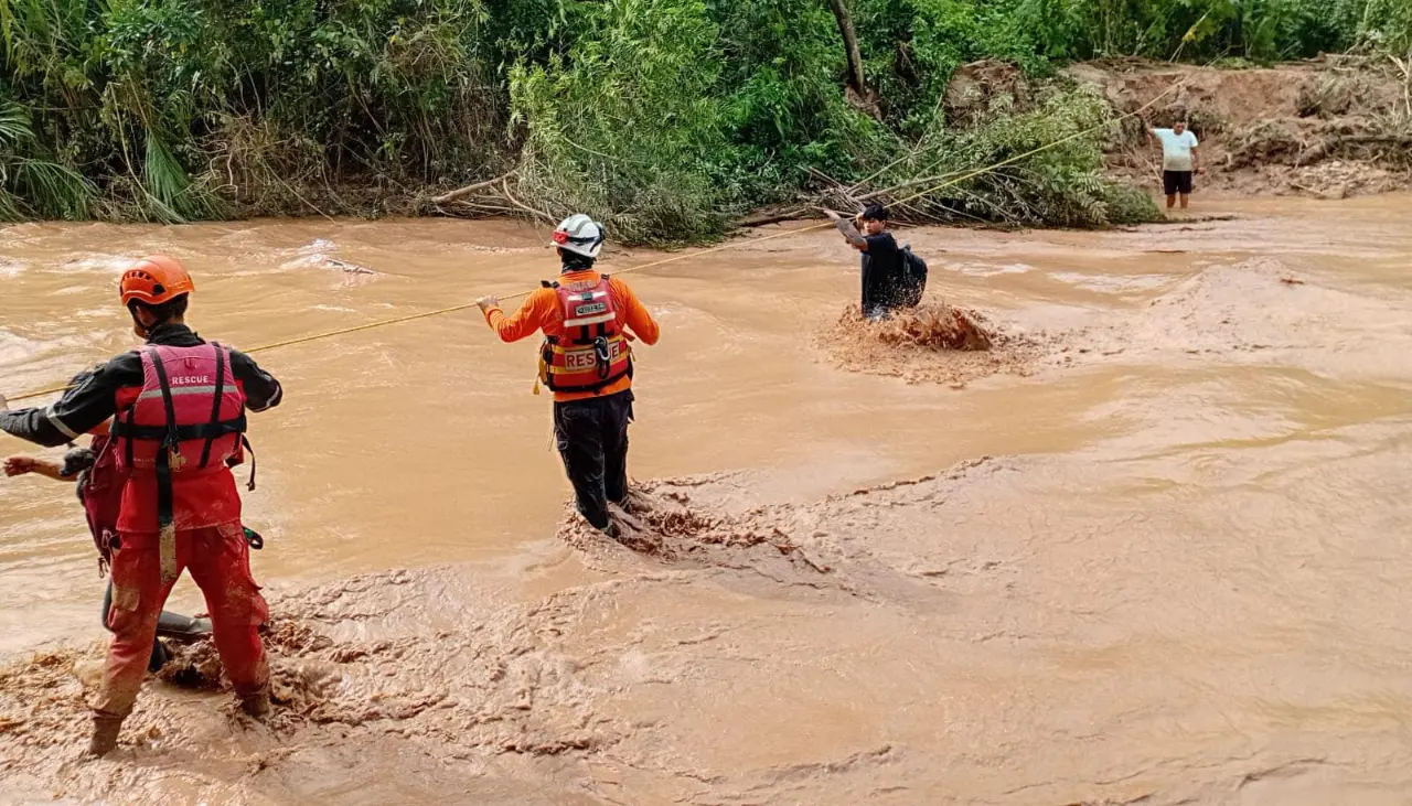 Emiten avisos de alerta para Santa Cruz y Beni por riesgo de desborde de ríos, tormentas eléctricas y fuertes vientos