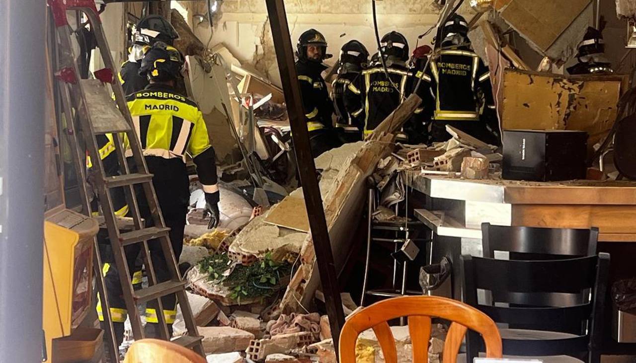 Al menos 25 heridos por una explosión en un bar en Madrid