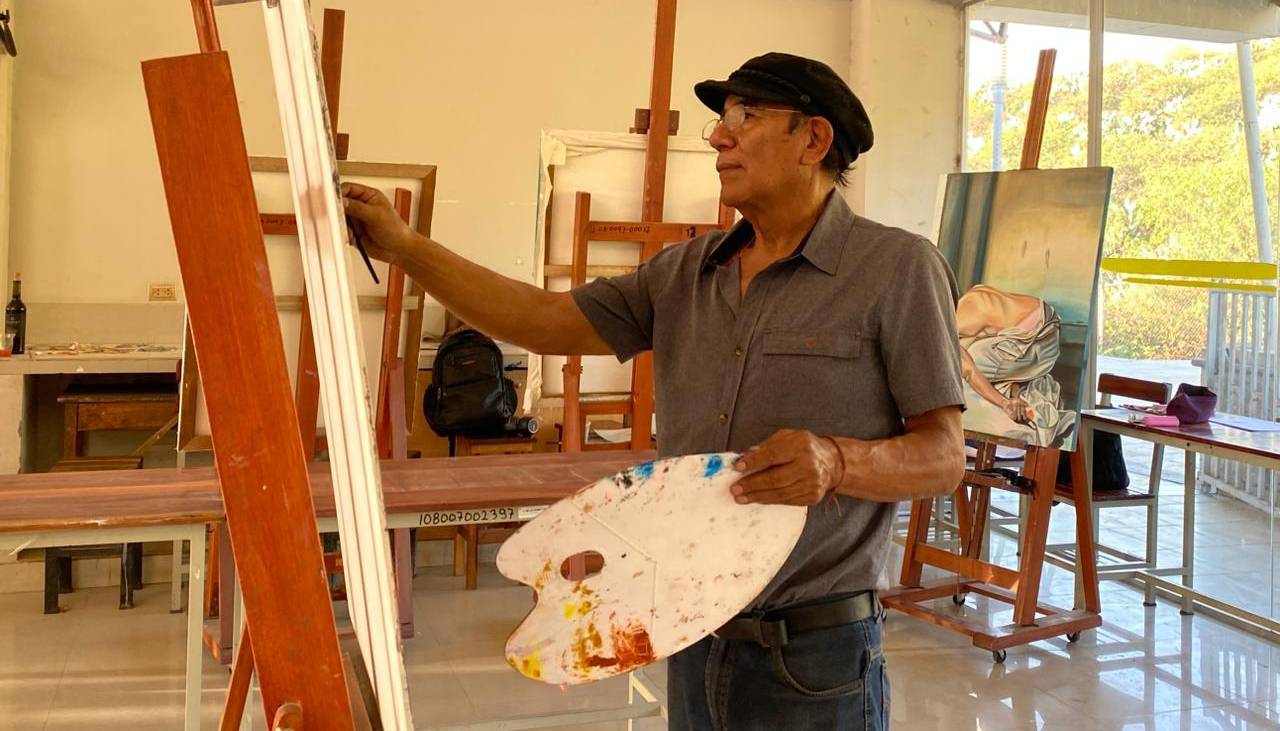 Remy Daza, un referente del arte y la pintura en Bolivia que ha dejado su huella también en el exterior