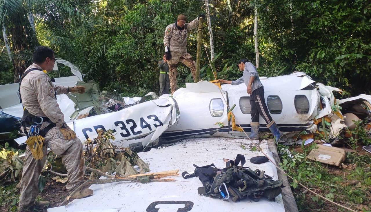 La Fiscalía espera informes de la DGAC y la Fuerza Aérea sobre el accidente aéreo en el Tipnis