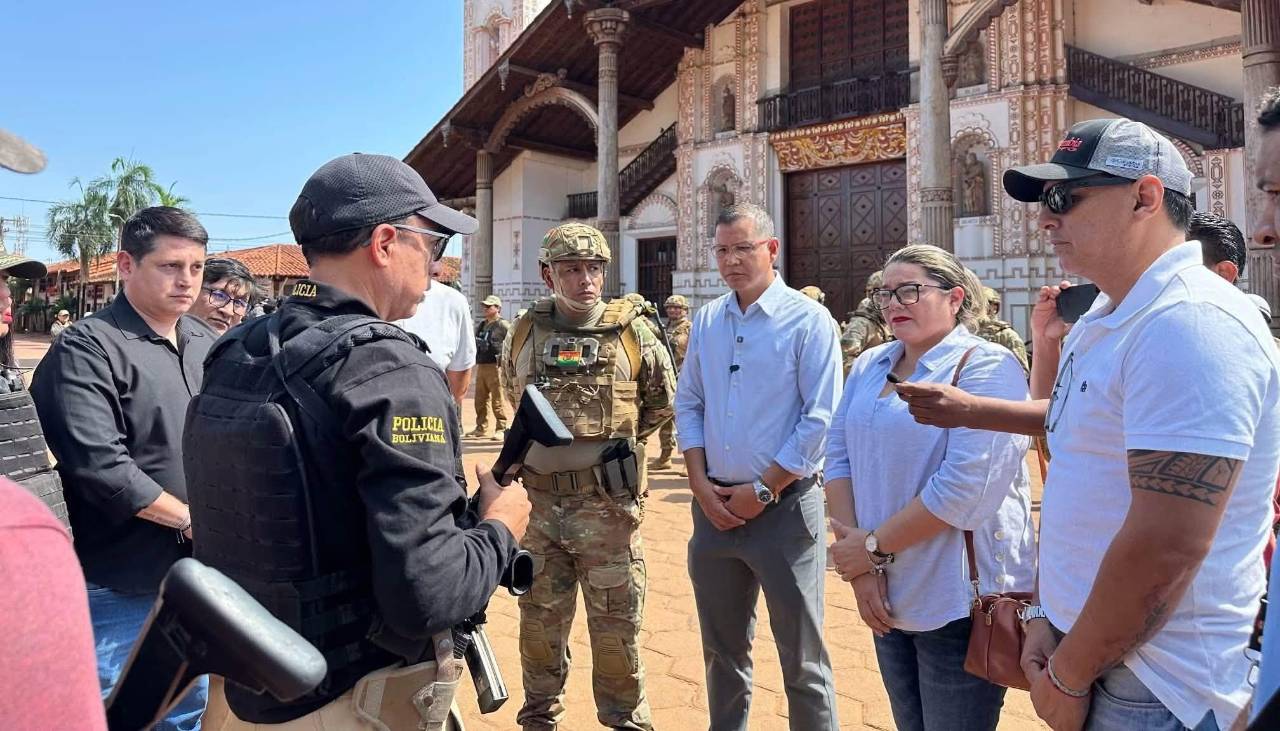 El Gobierno activa plan conjunto entre las FFAA, la Policía y la Gobernación en San Ignacio de Velasco