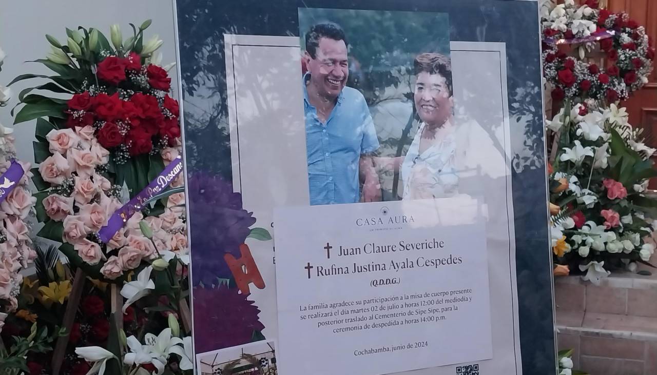 En medio del dolor y un pedido de justicia dieron el último adiós a la pareja asesinada en Vinto