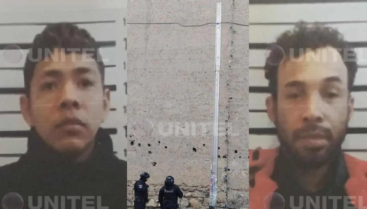 ¡Impresionante! Con una improvisada cuerda, dos reos fugan de la cárcel de San Pedro de La Paz