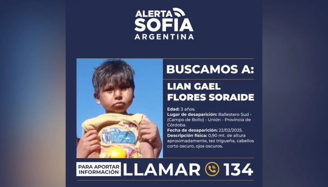 Argentina: Rastrillajes avanzan en un área de 80 kilómetros de la zona donde desapareció el niño de padres bolivianos