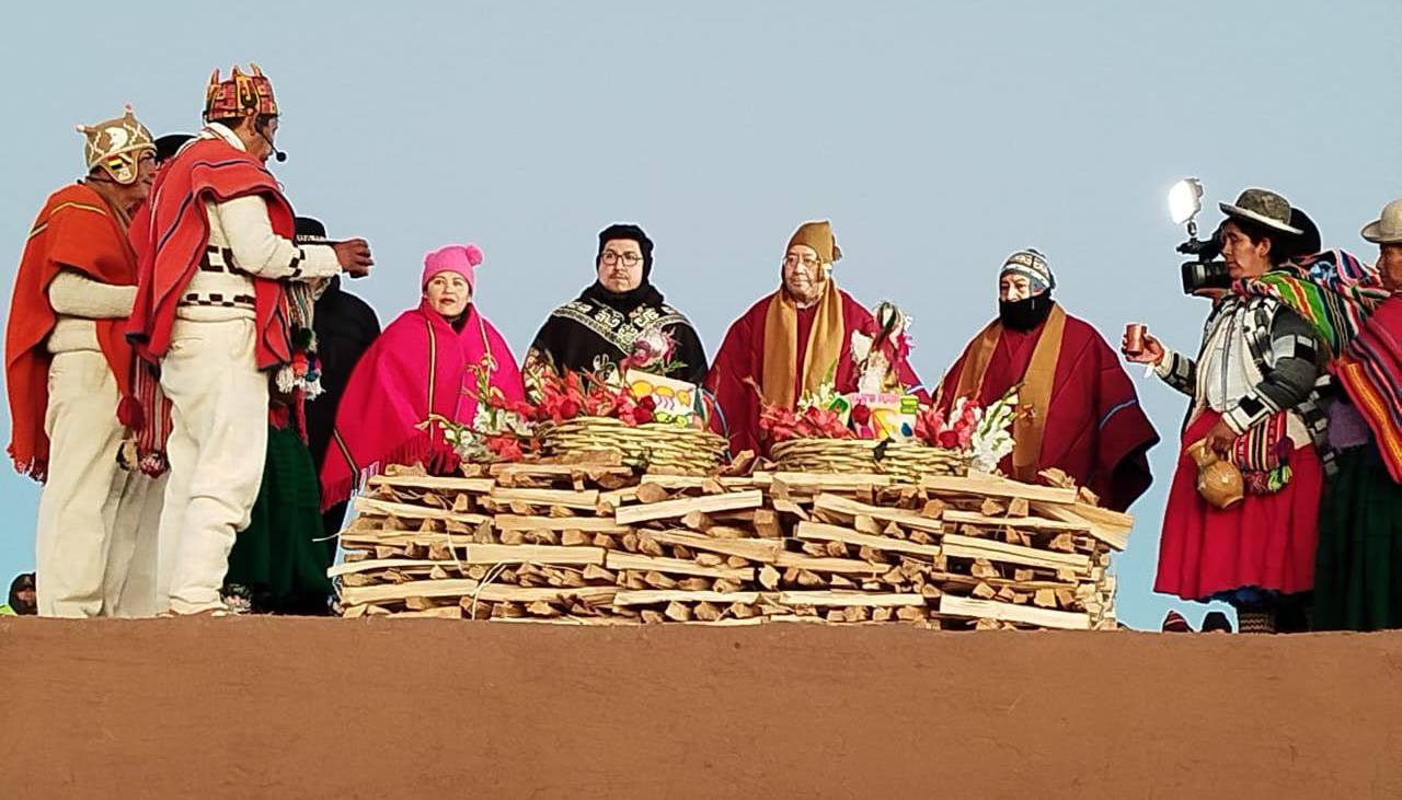 Inicia la celebración del Año Nuevo Andino, Amazónico y Chaqueño 5533 en Tiwanaku