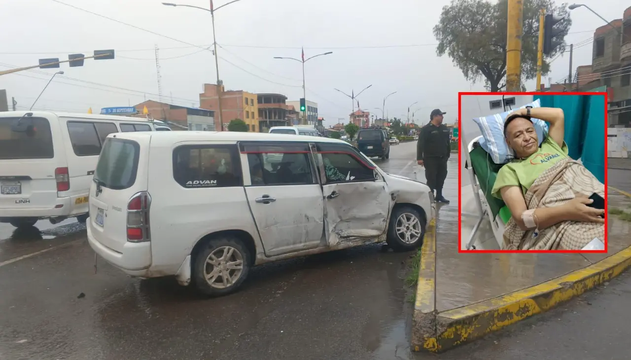 Juan Flores, candidato a la Gobernación de Cochabamba, sufre accidente cuando se dirigía a una reunión en Vinto