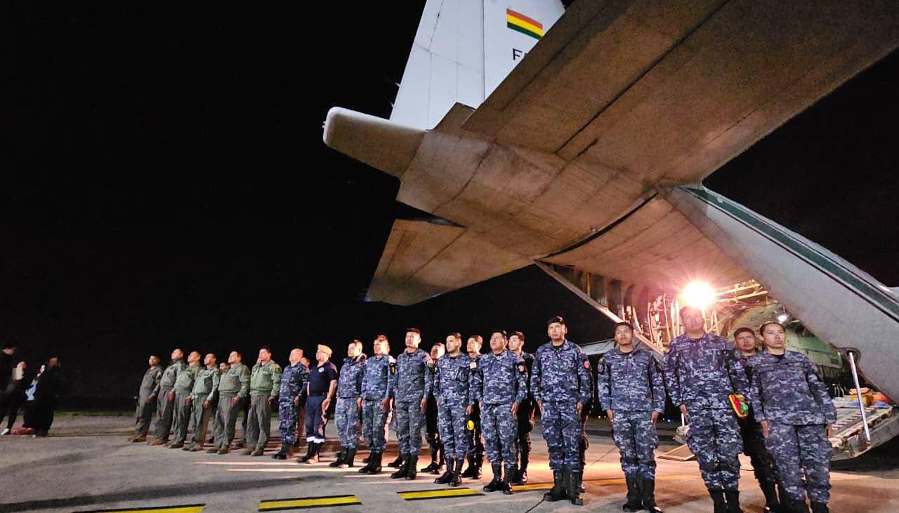 Retornó a Bolivia la misión humanitaria que viajó a Venezuela para brindar ayuda a víctimas del doble terremoto